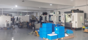 Modern CNC Vertical Machining Center Workshop at Our Shanghai Factory