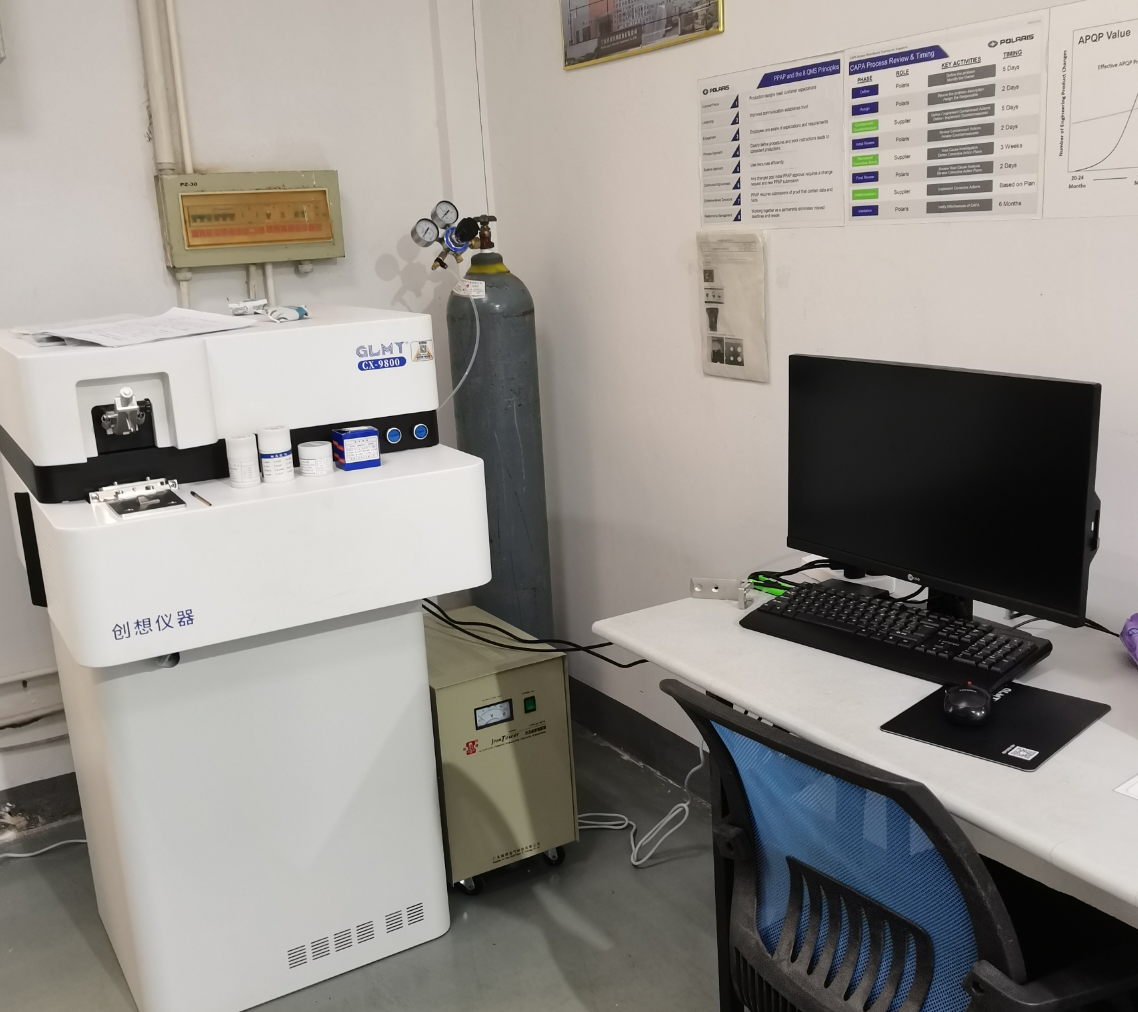 Spectrometer chemical composition analysis for cast parts Optical emission spectrometer material analysis for cast parts