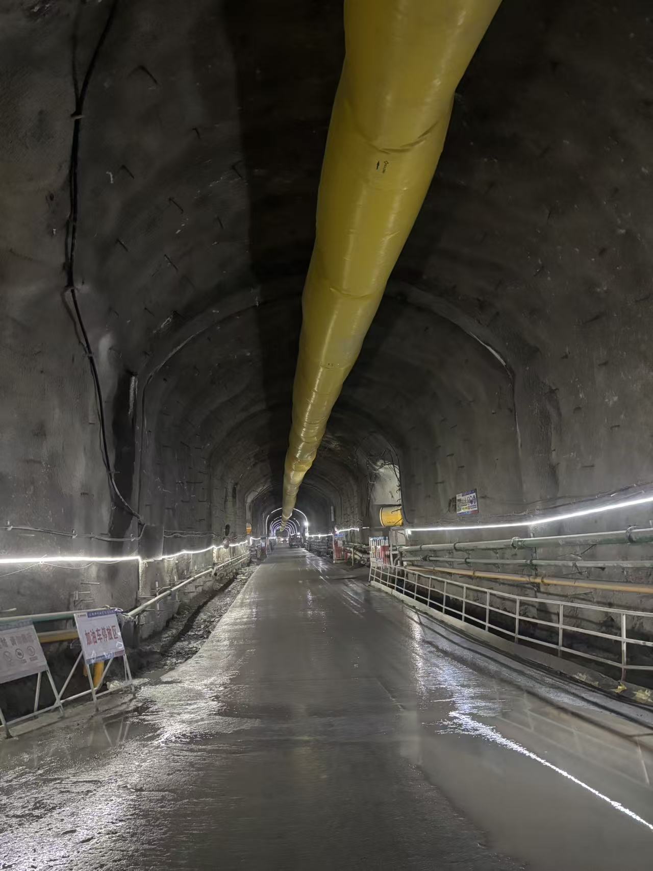 SULONG ventilation ducting used in underground mine ventilation application