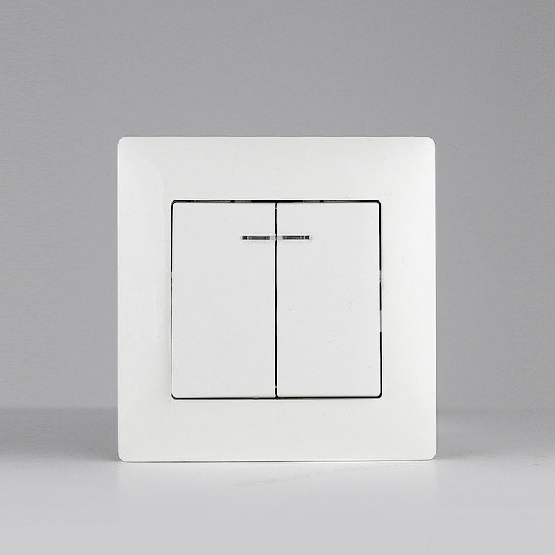 2 gang 2 way switch with Led indicator