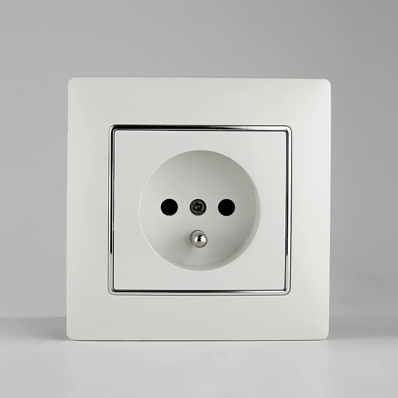 EU standard indoor wall socket VC139 French socket CE TUV CB certified