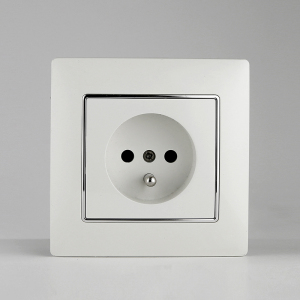 1 gang French socket