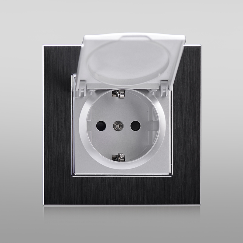 1 gang push switch with bell sign with Led indicator