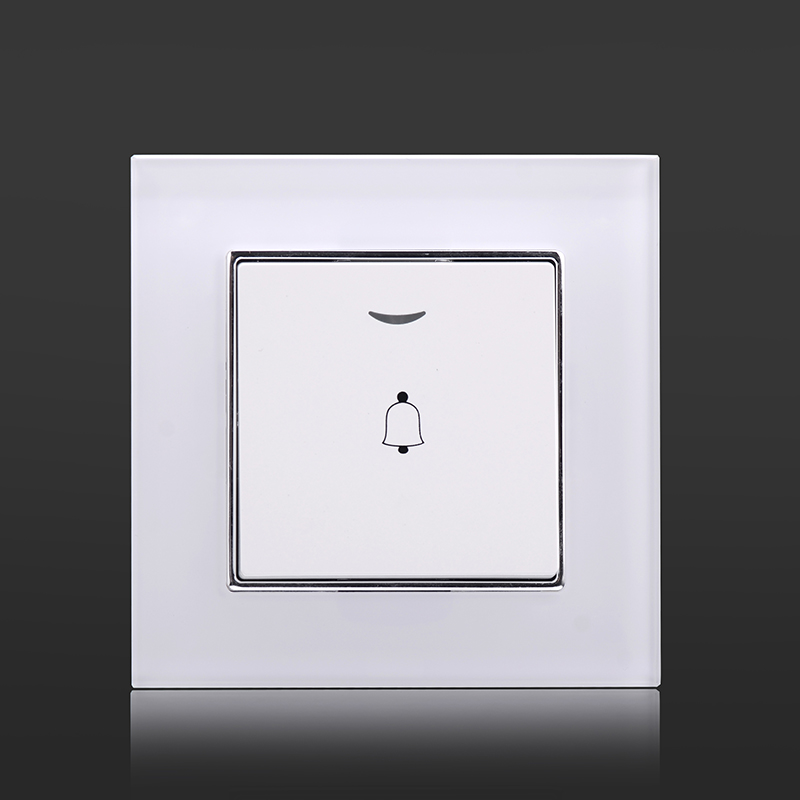1 gang push bell  switch with Led indicator