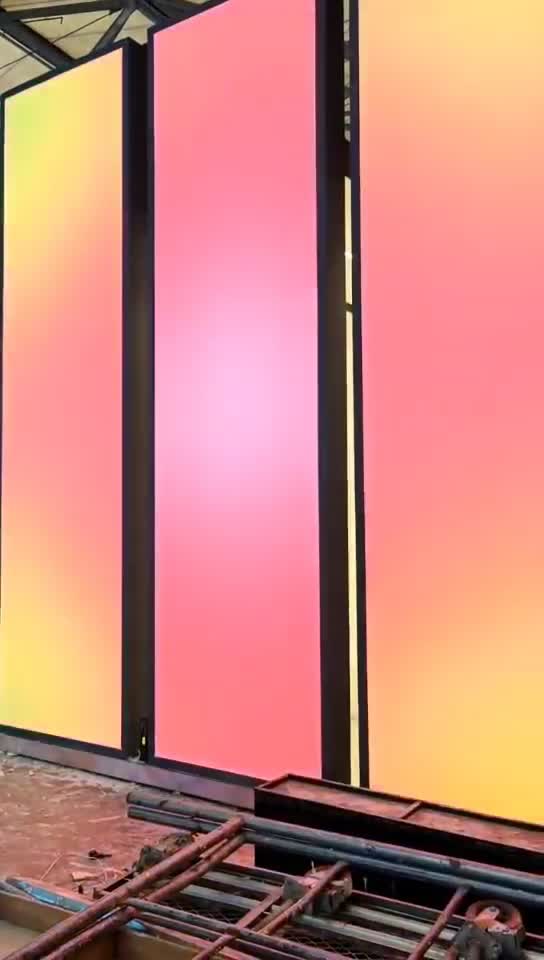 Edge-lit acrylic light guide panel used as an even luminous interior surface