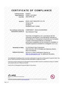 Edgelux lgp UL certification