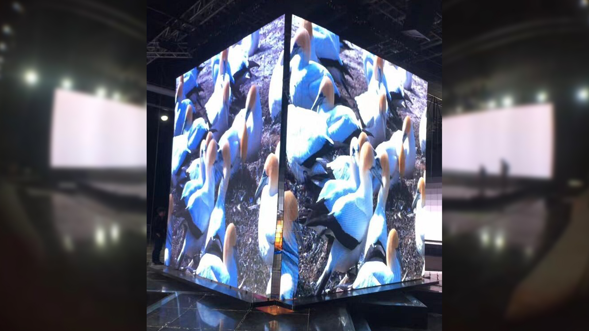 Automotive launch event folding LED display screen