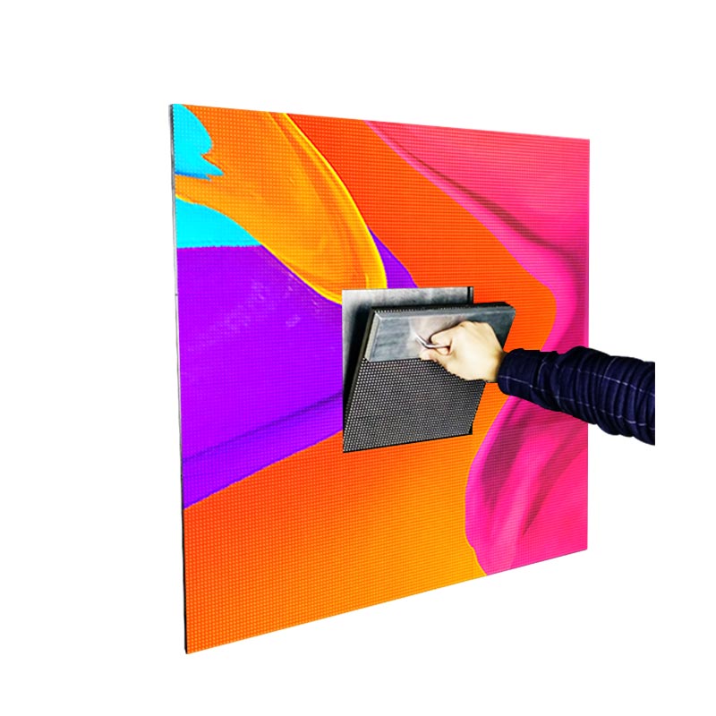 Magic Plus P3.9 flexible LED screen side angle