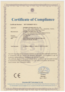 Certificate of Compliance