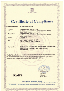 Certificate of Compliance