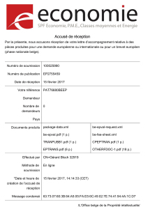 Belgium European Patent