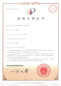 Invention Patent Certificate