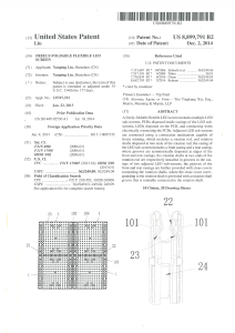 United States Patent - Freely-Foldable Flexible LED Screen