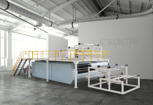 Flatbed laminating machine