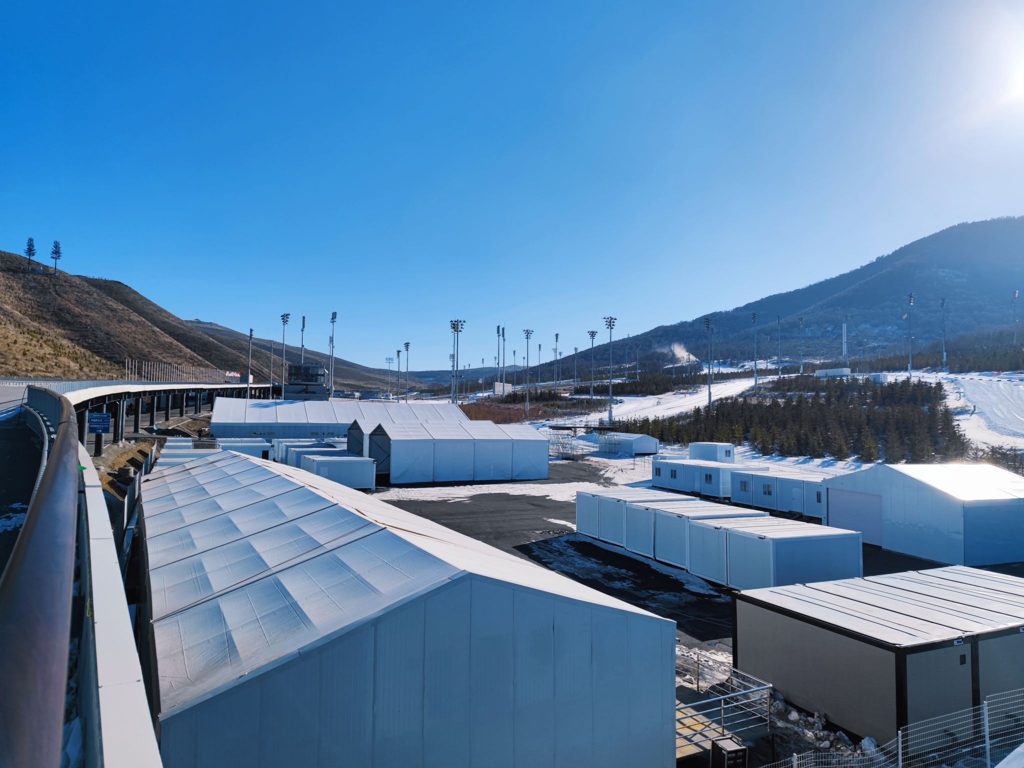 KENTEN structure tents at the 2022 Beijing Winter Olympics
