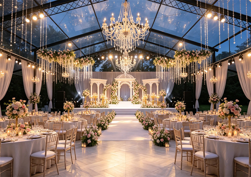 KENTEN Atrium Tent used for a wedding reception