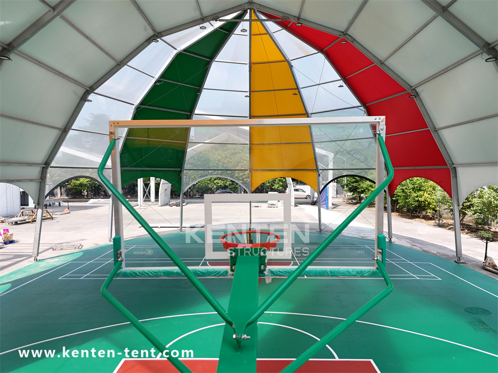 Basketball structure tent