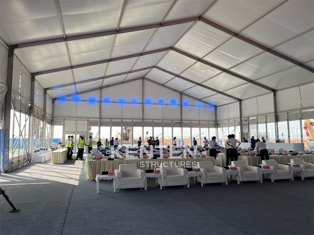 KENTEN structure tent used as an event and exhibition space