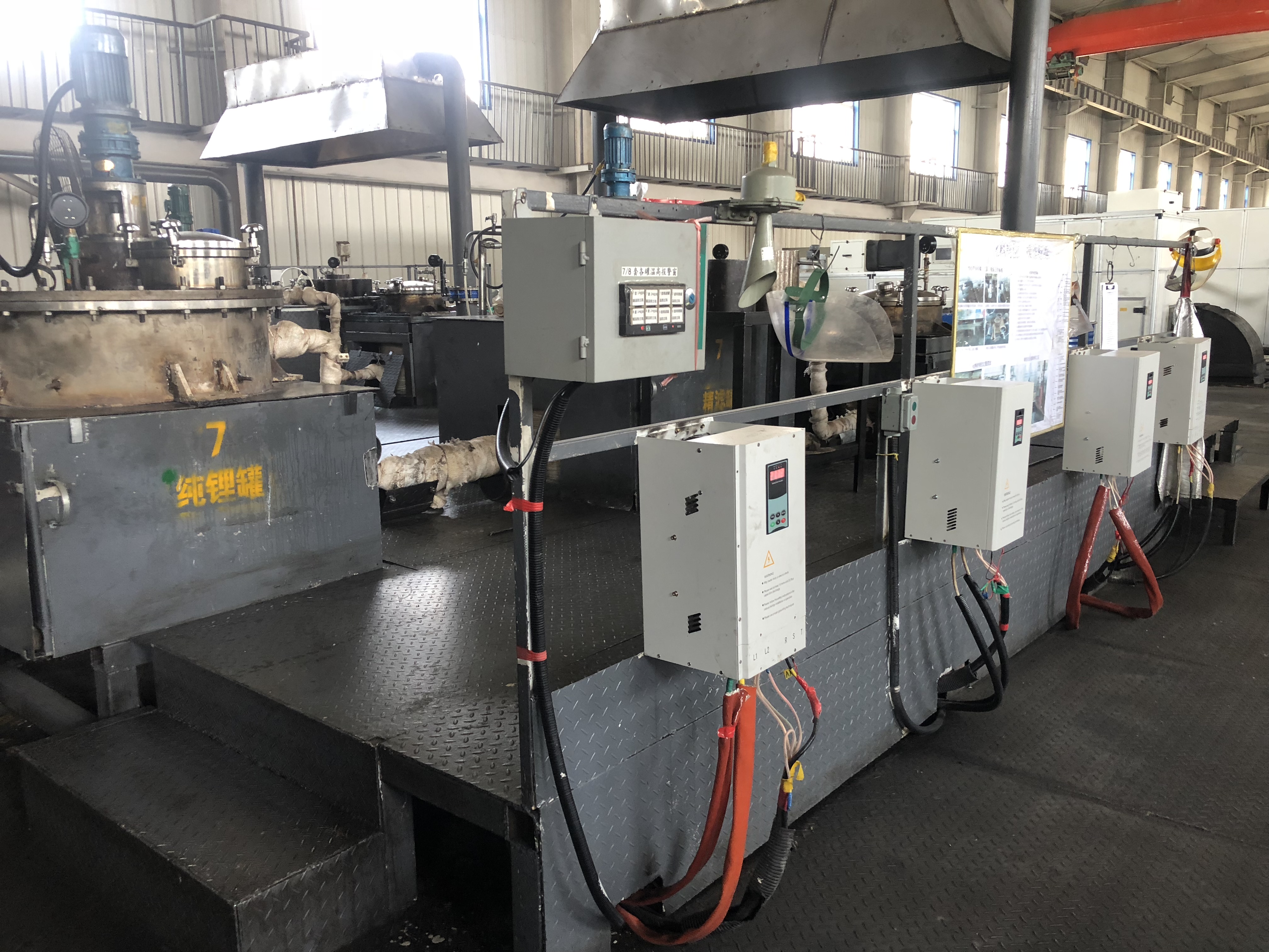 JONSON induction heating machine used for metal heat treatment in a factory