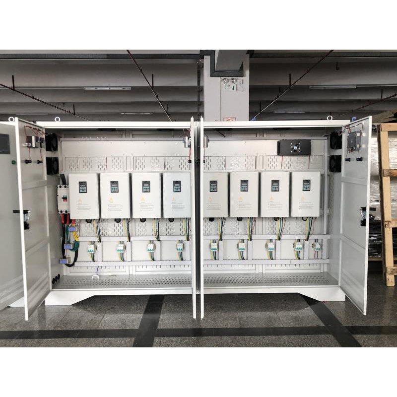 Industrial induction heating equipment in a production facility