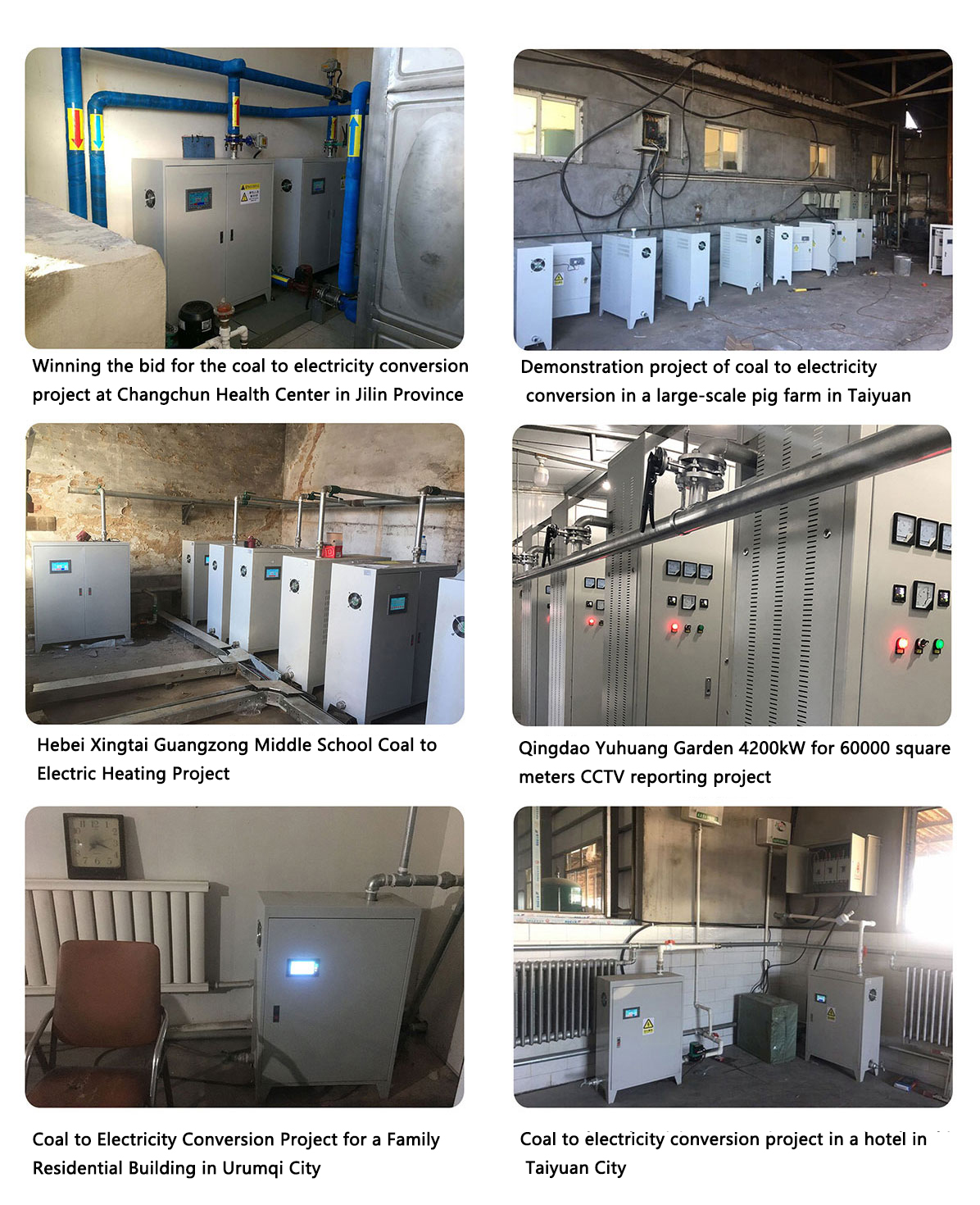 Industrial induction heater used for industrial process heating