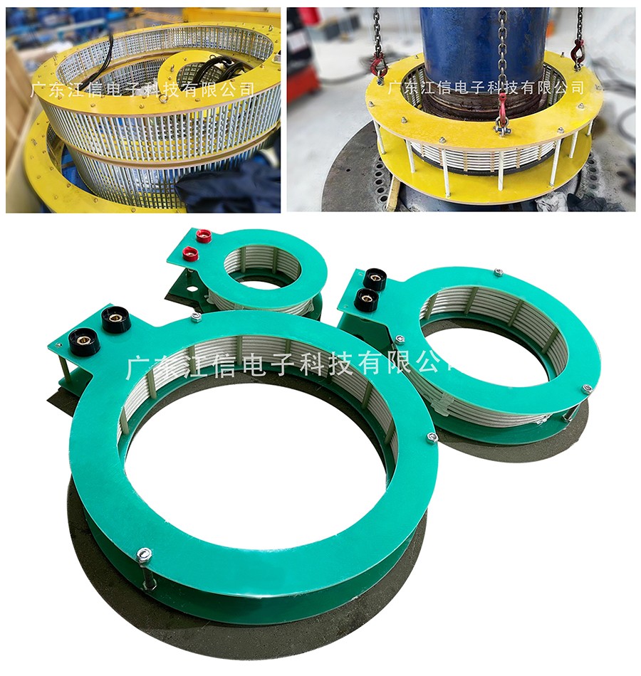 Induction bearing heating.