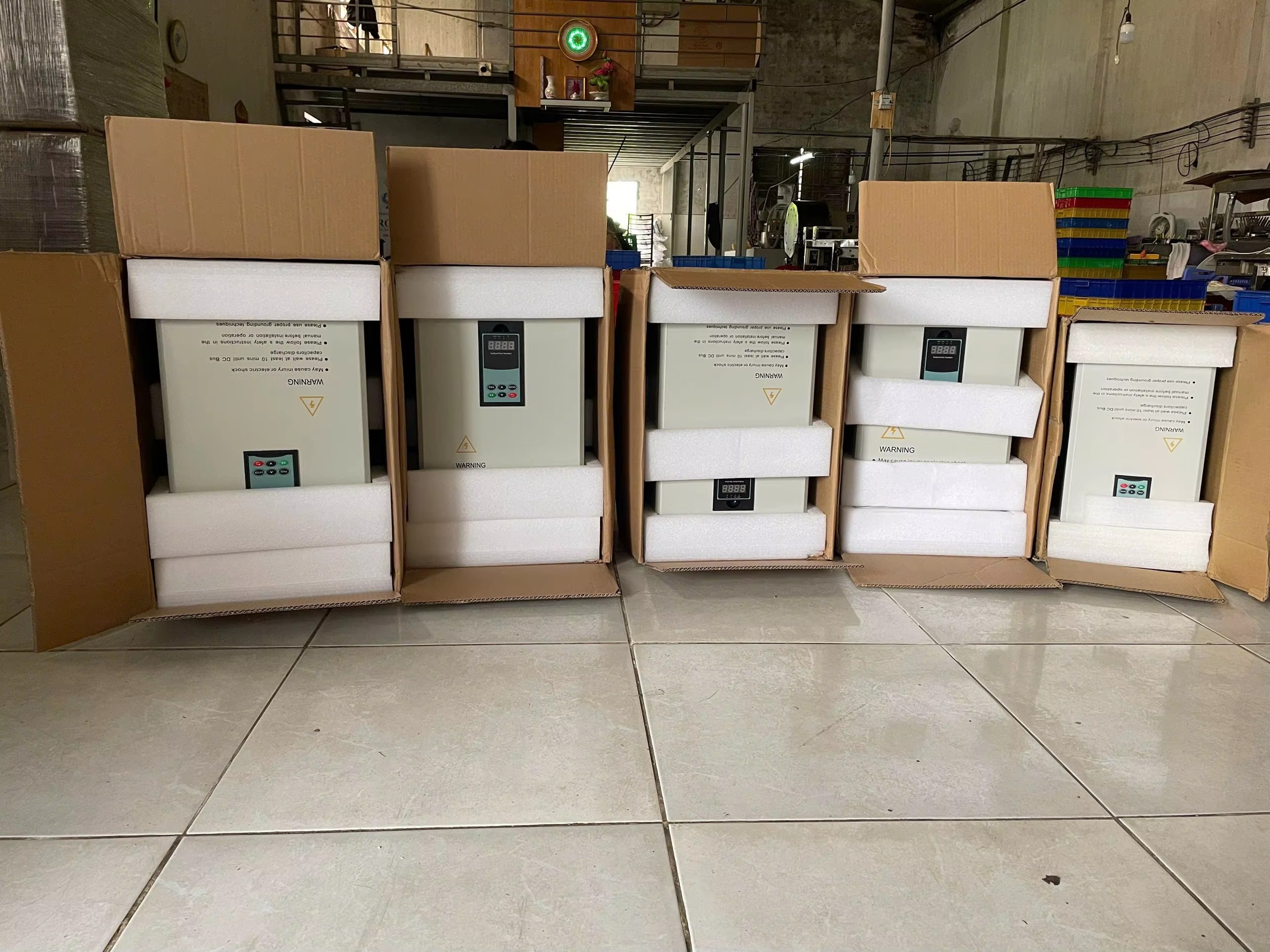 Customers purchasing induction heating machines in bulk from an OEM production line
