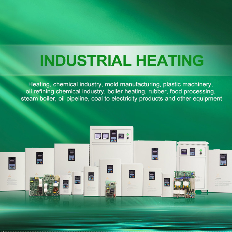 Multi-specification Induction Heating Machine lineup including wall-mounted and cabinet units