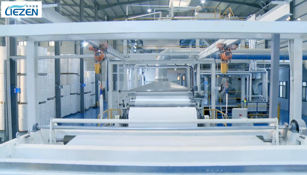 Lizen Machinery factory premises Factory premises for nonwoven production line installation