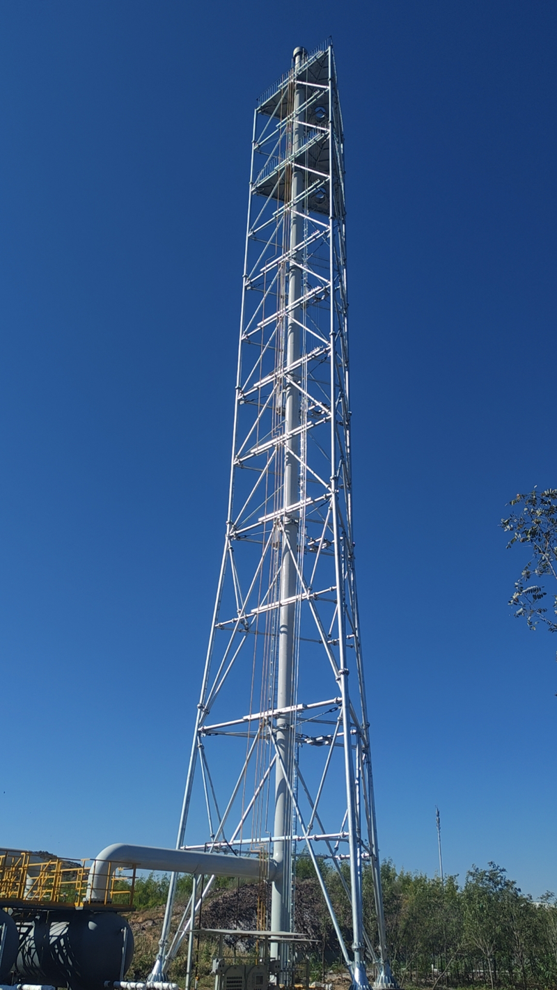 Derrick-Supported Elevated Flare Stack - zexuan