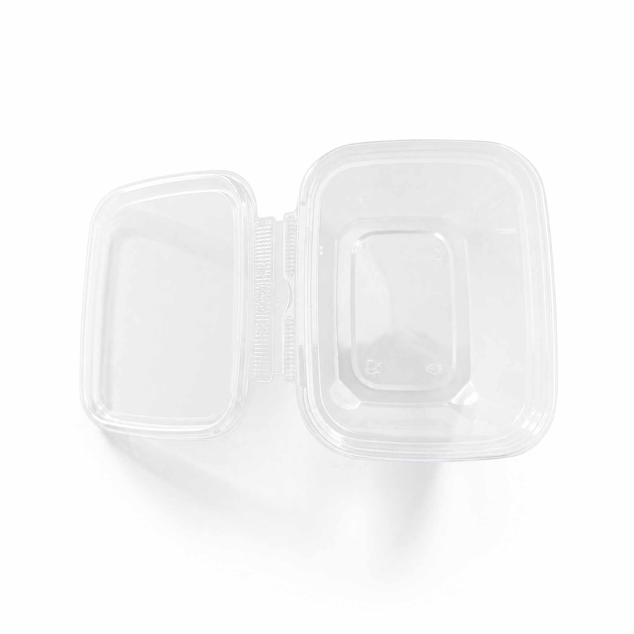 Clear PET Visibility Secure Lid Closure Stackable Storage