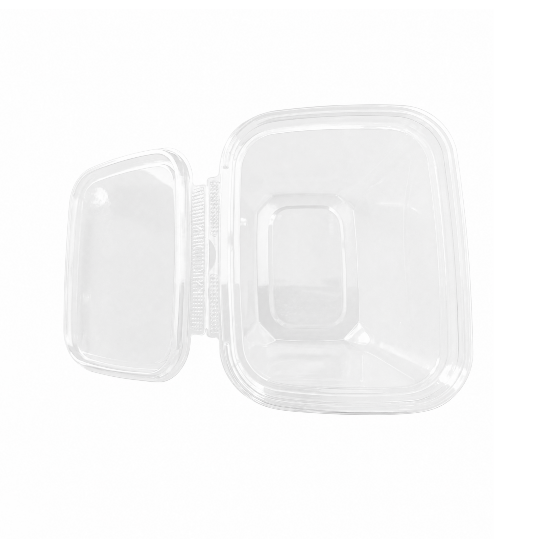 Clear PET Visibility Secure Lid Closure Stackable Storage