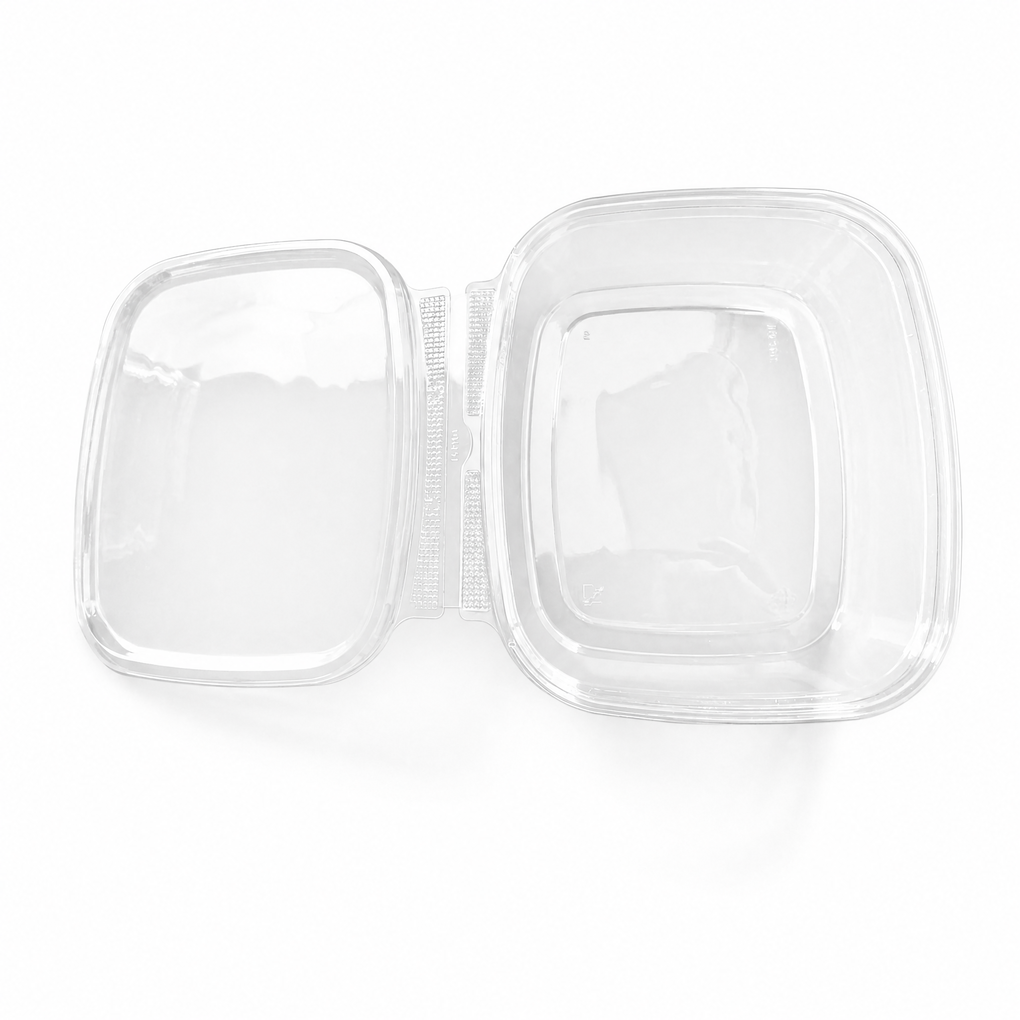 Clear PET Visibility Secure Lid Closure Stackable Storage