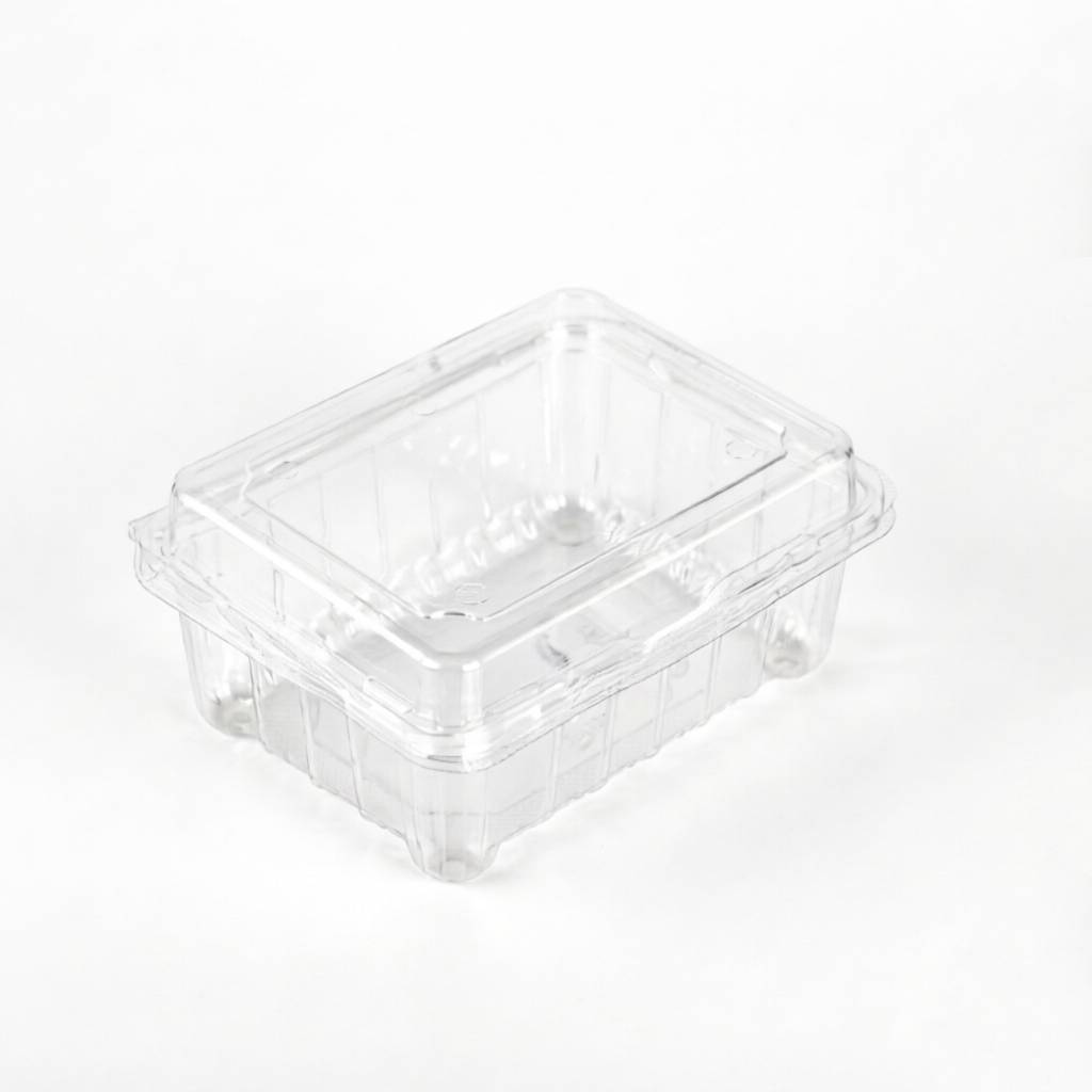 Clear PET Visibility Secure Lid Closure Stackable Storage