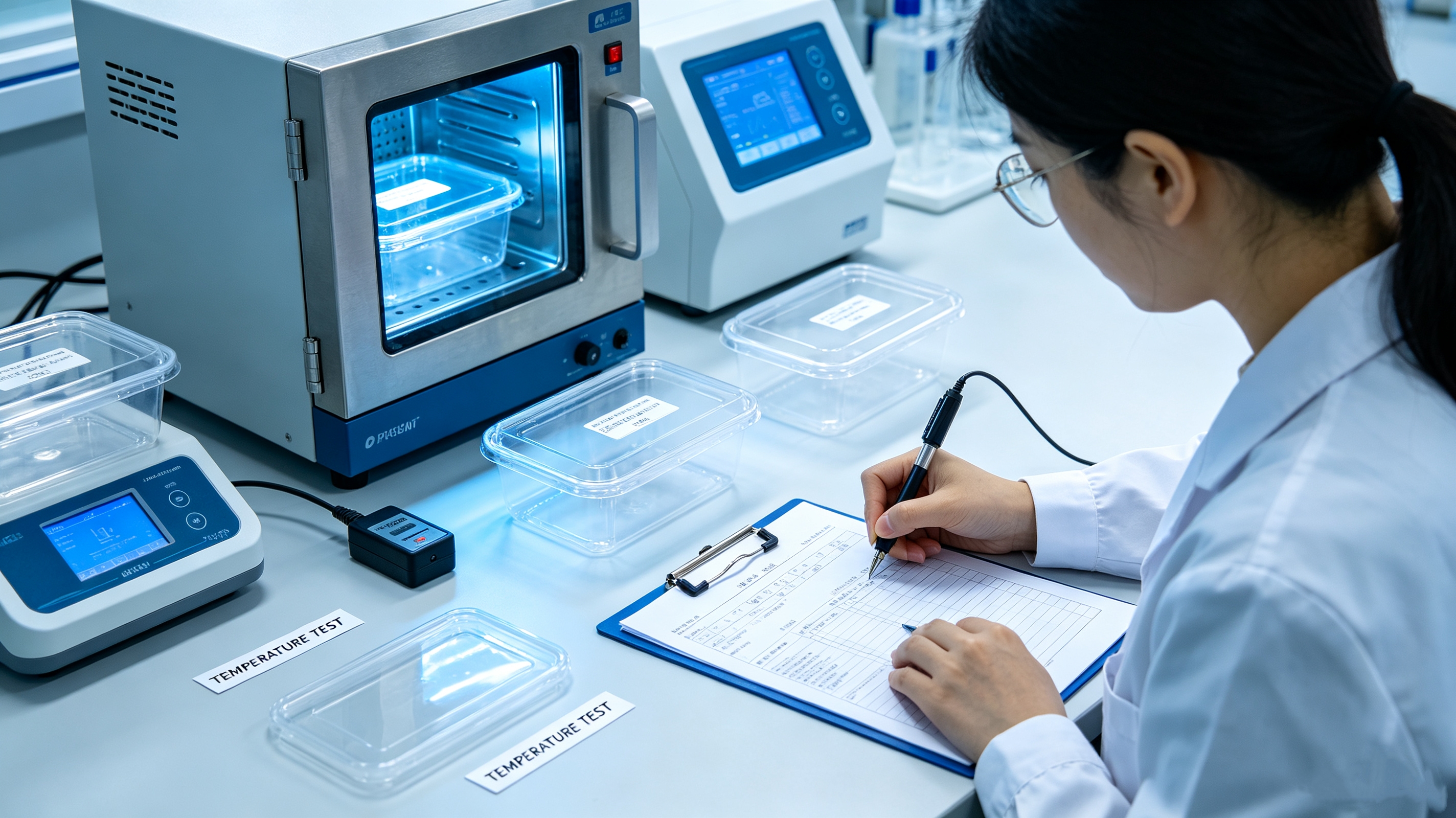 Quality inspection station for food-grade plastic containers