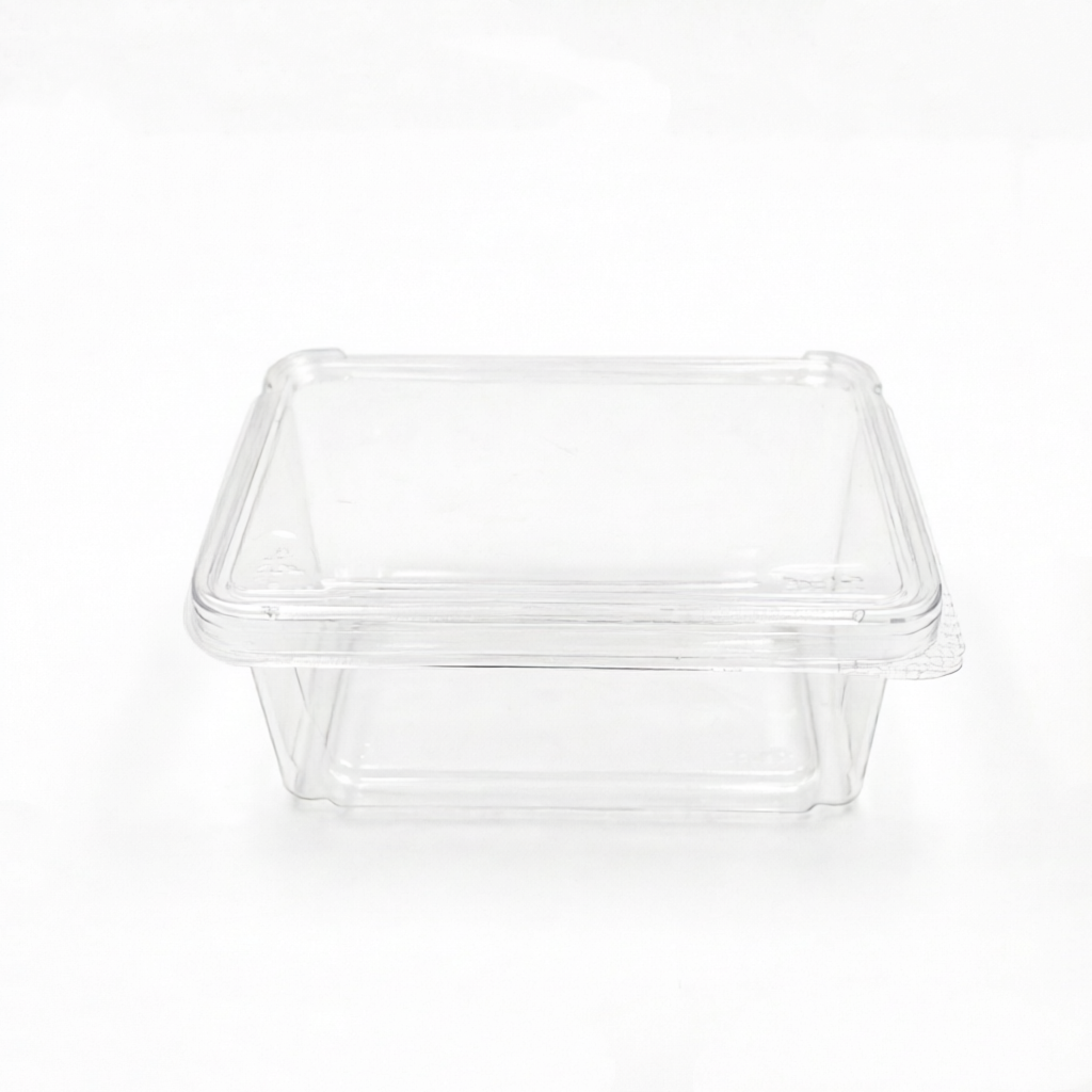 Clear PET Visibility Secure Lid Closure Stackable Storage