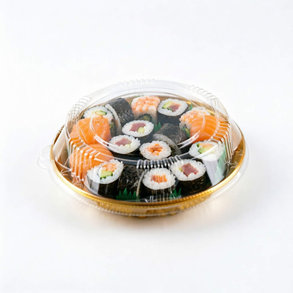 Food Grade PET Baking Cookies Bread Desserts Mousse Sushi Salad Packaging