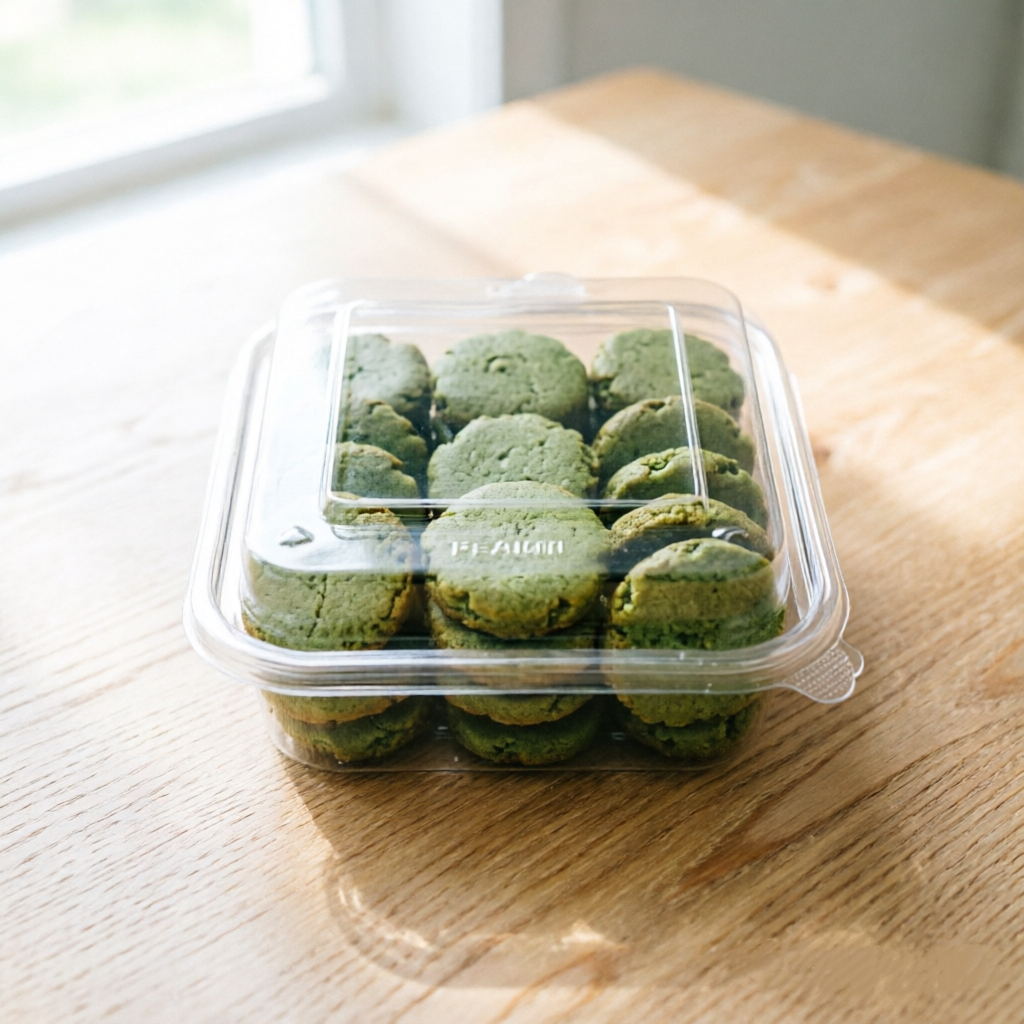 Food Grade PET Baking Cookies Bread Desserts Mousse Sushi Tiramisu Packaging
