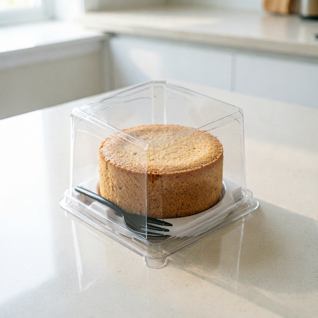 Food Grade PET Baking Cookies Bread Desserts Mousse Sushi Tiramisu Packaging