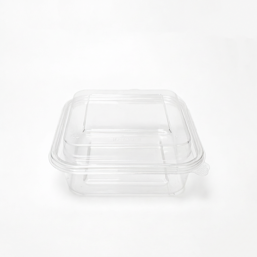 Clear PET Visibility Secure Lid Closure Stackable Storage
