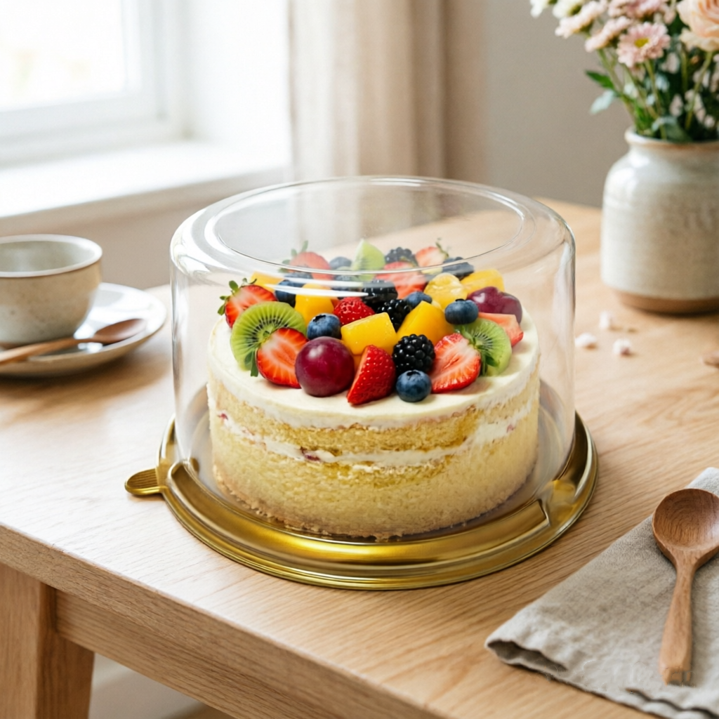 Food Grade PET Baking Cookies Bread Desserts Mousse Sushi Packaging