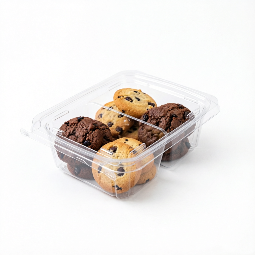 Food Grade PET Baking Cookies Bread Desserts Mousse Sushi Salad Dried Fruit Packaging