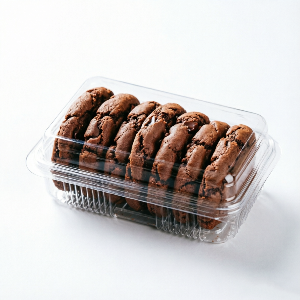 Food Grade PET Baking Cookies Bread Desserts Mousse Sushi Tiramisu Packaging