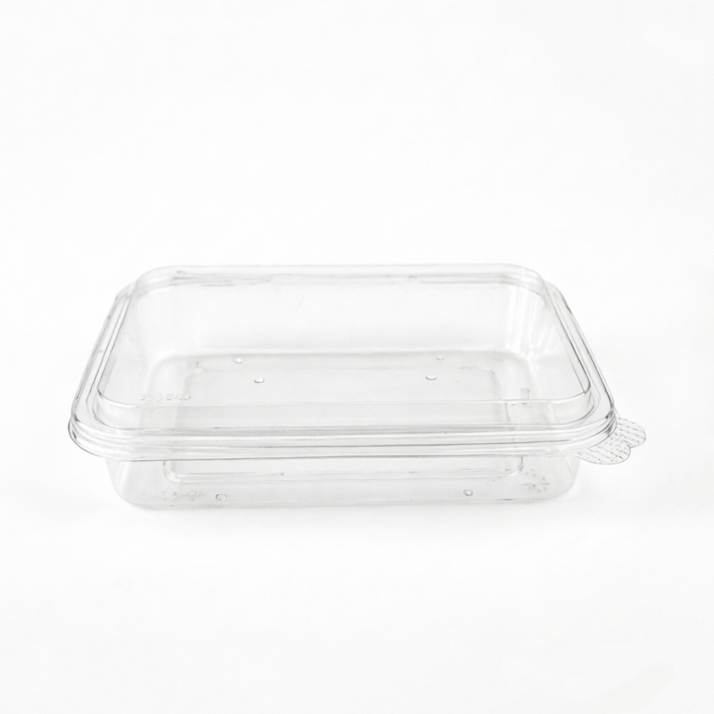 Clear PET Visibility Secure Lid Closure Stackable Storage