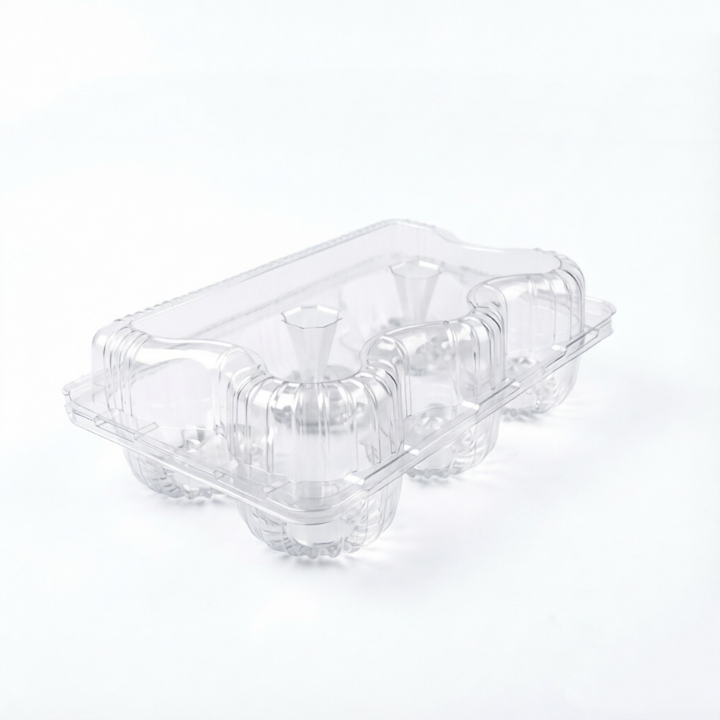 Clear PET Visibility Secure Lid Closure Stackable Storage