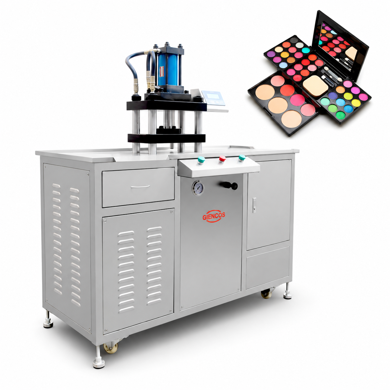 jtc Hydraulic Up Bottom Compact Powder Press Machine