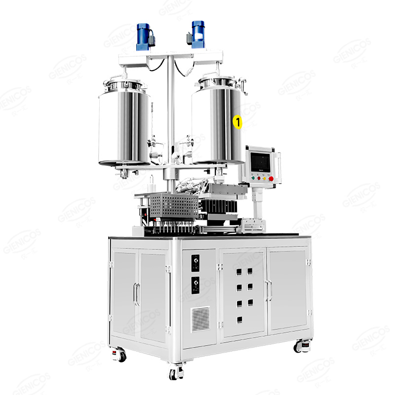 10NOZZLE LIPSTICK FILLING MACHINE WITH PREHEATING FUNCTION