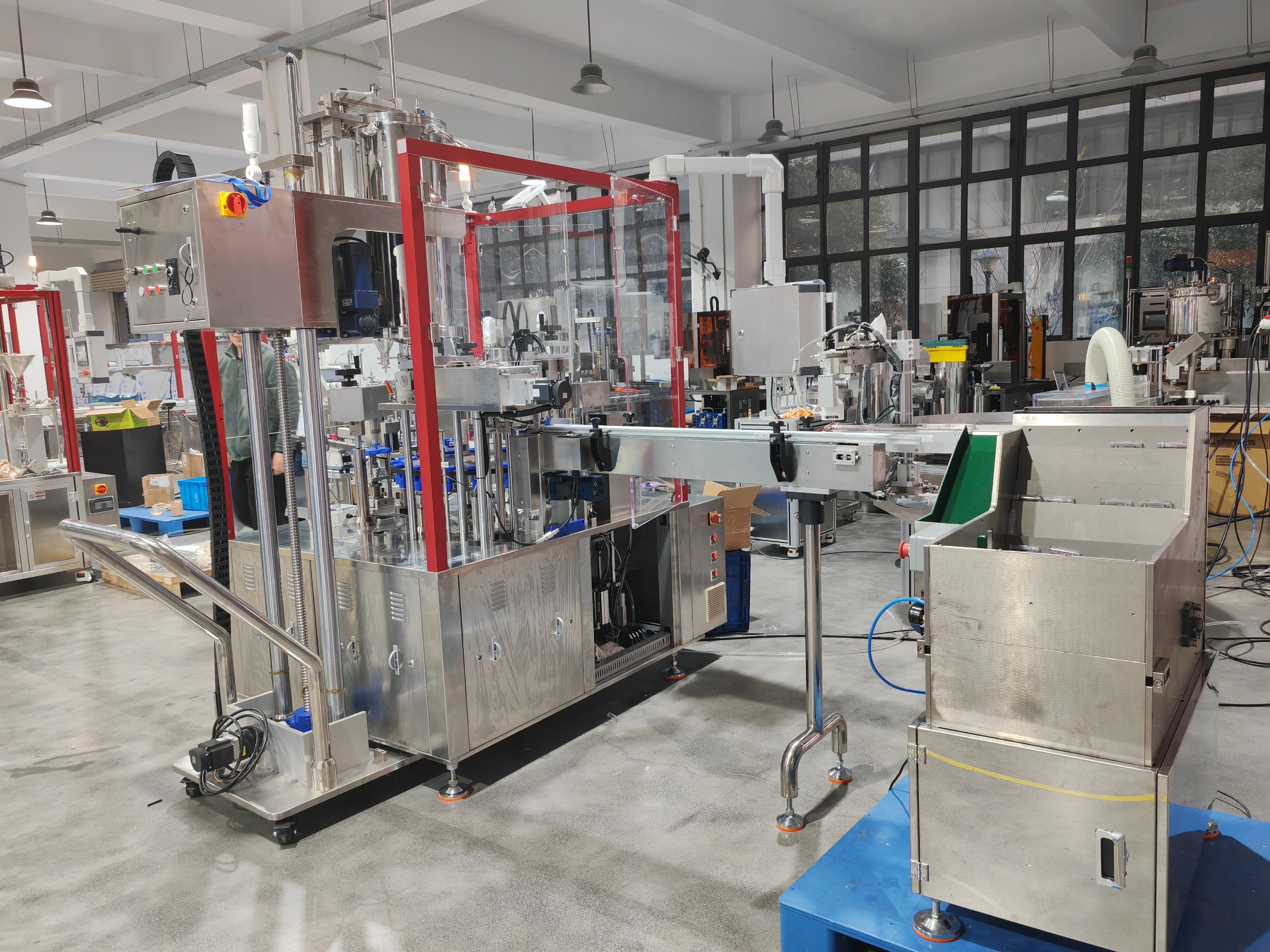 40PCS/MIN ROTARY MASCARA FILLING MACHINE