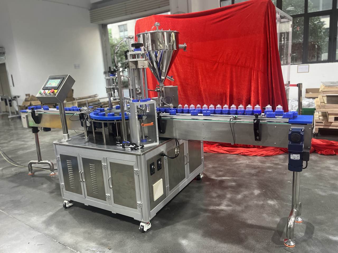 JRS-G1 Semiauto Rotary Foundation Filling Machine