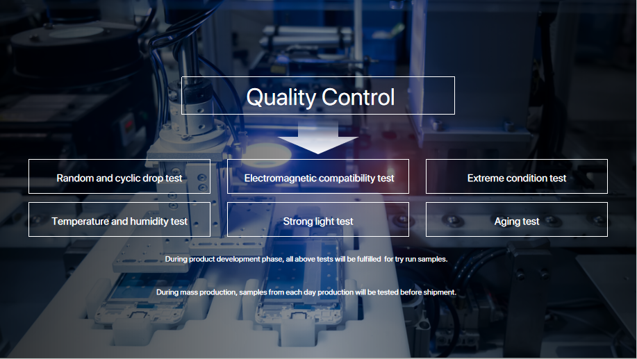 Smartphone production floor used for long-battery device assembly and pre-shipment testing